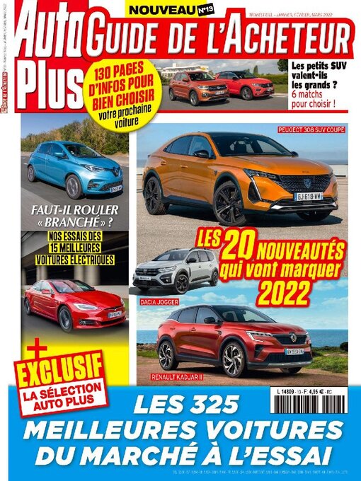 Title details for AUTO PLUS GUIDE DE L'ACHETEUR by Editions Mondadori Axel Springer (EMAS) - Available